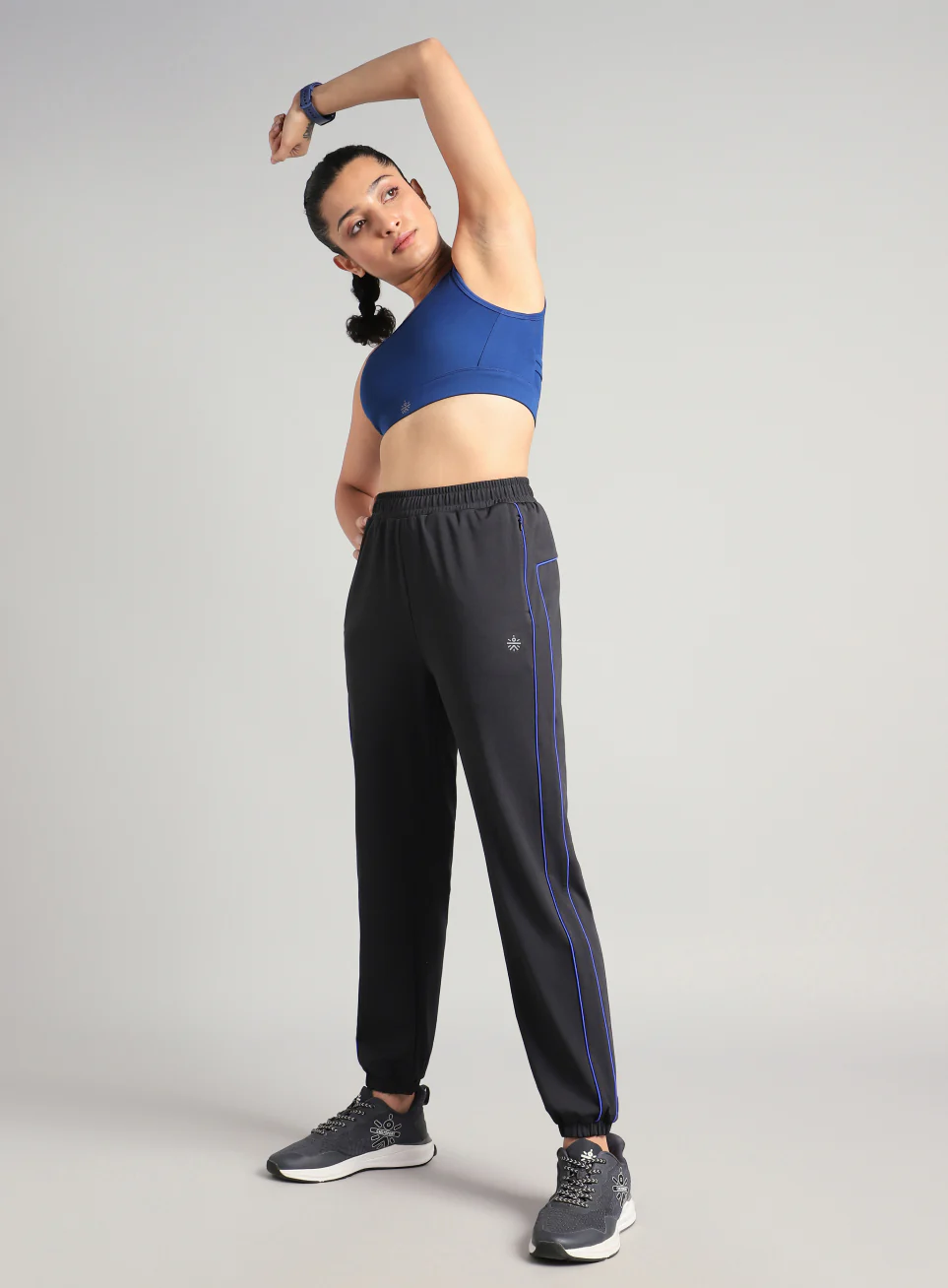Women's Black Running Pro Joggers - Image 3