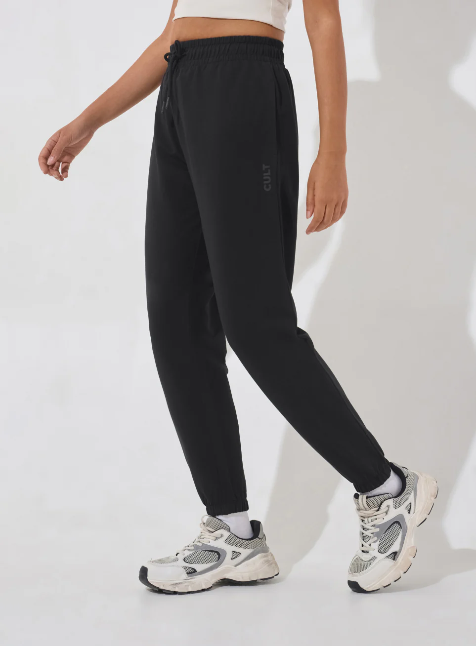 Women's Black Soft Form Classic Joggers - Image 5