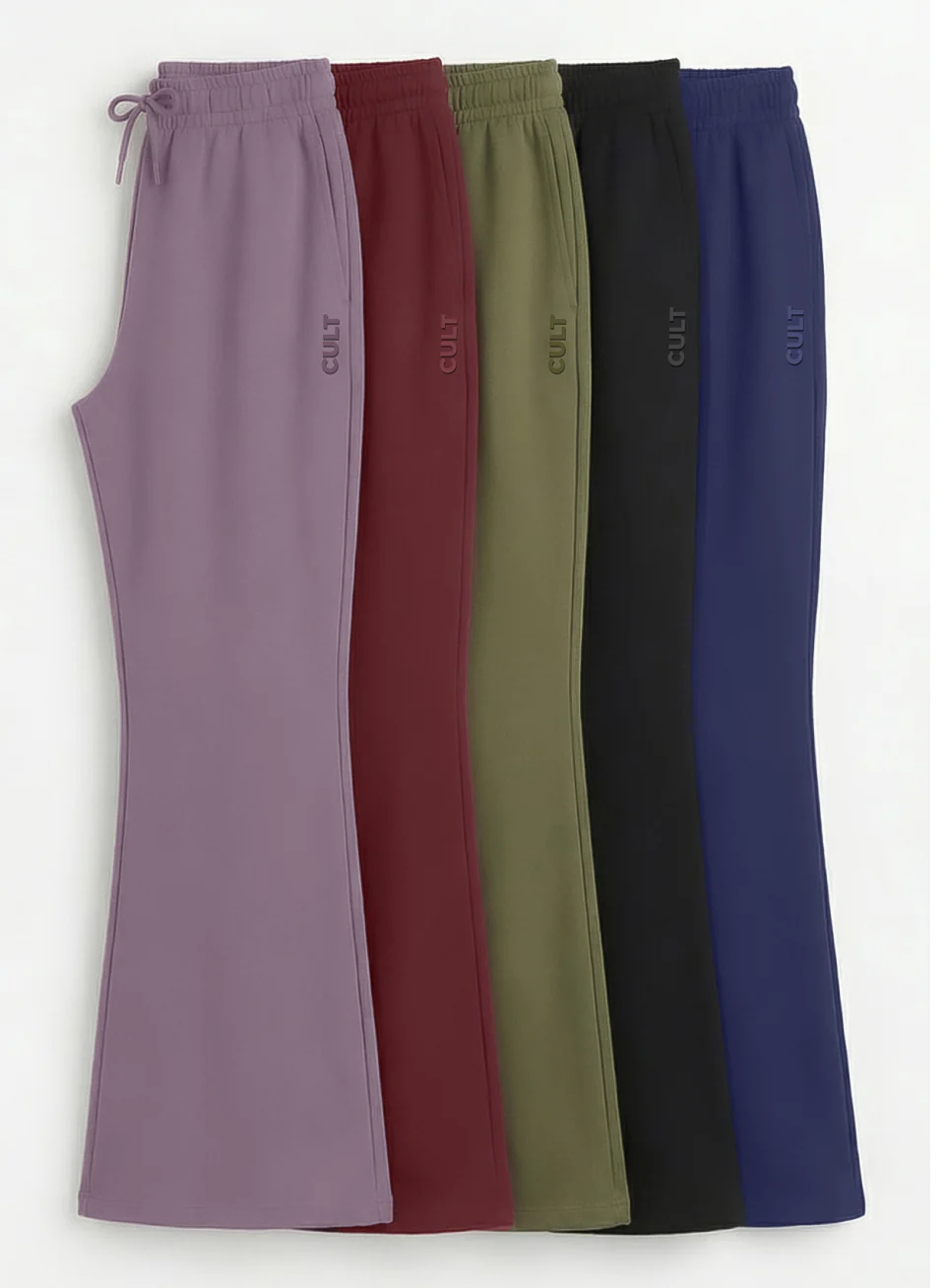 Women's Black Soft Form Flow Flared Pants - Image 9