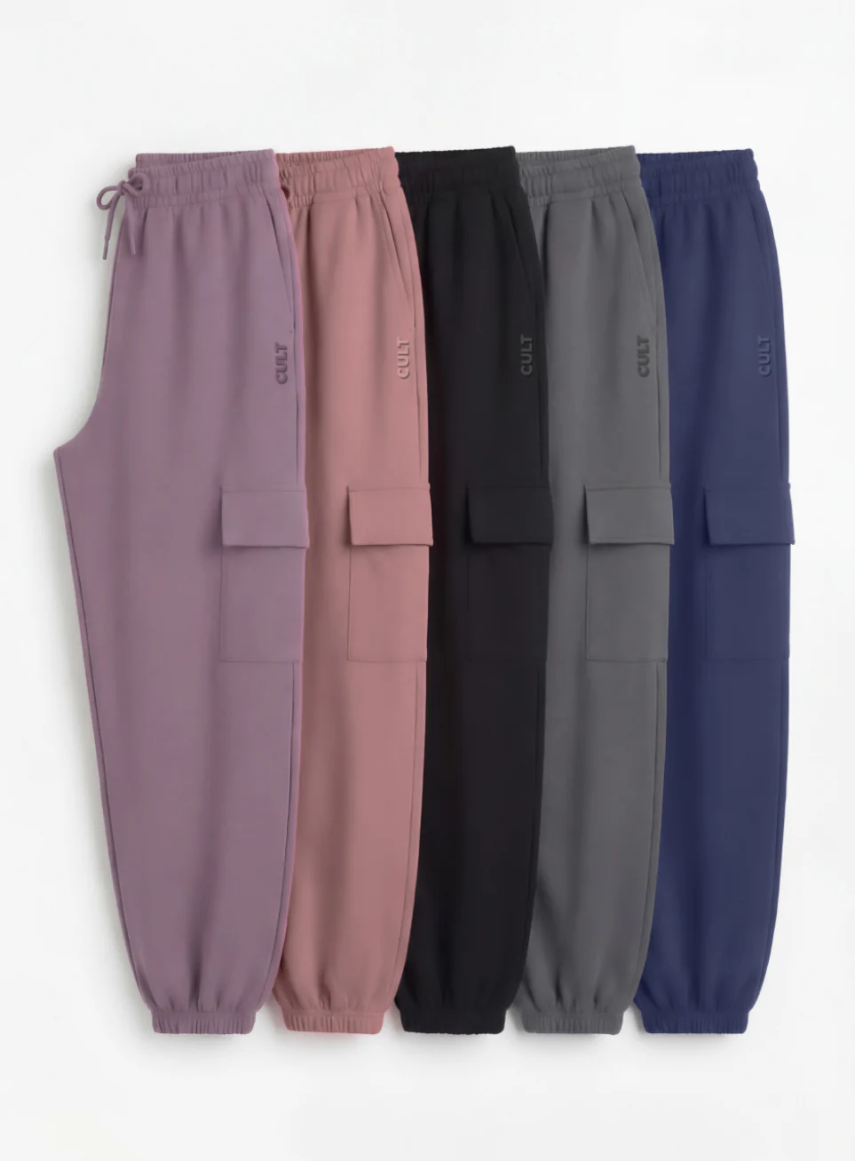 Women's Black Soft Form Loose Fit Joggers - Image 9