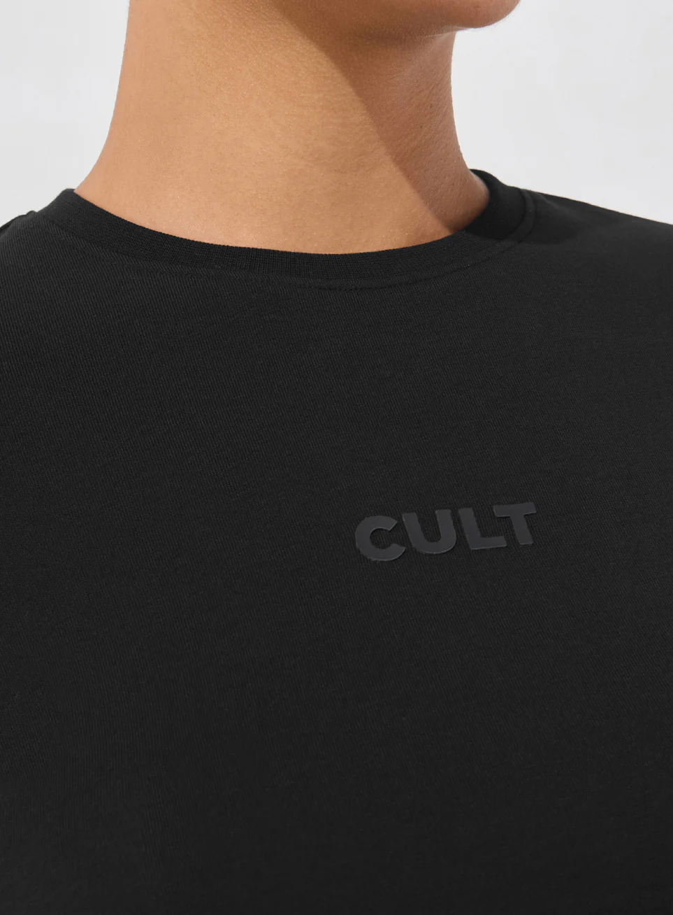 Women's Black Soft Form Snug T-shirt - Image 7