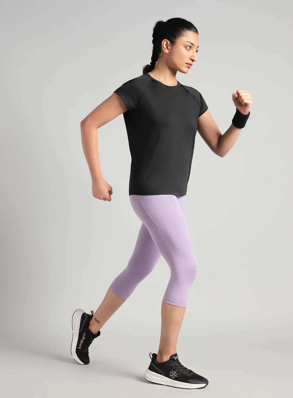 Women's Black Spirit Run T-shirt - Image 2
