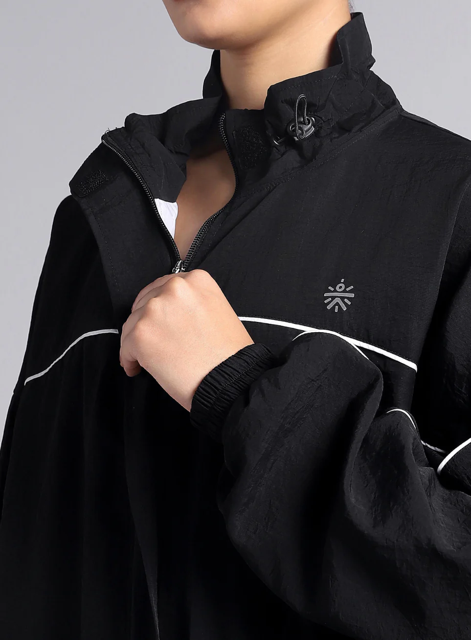 Women's Black Sporty Outrun Track Suit - Image 7