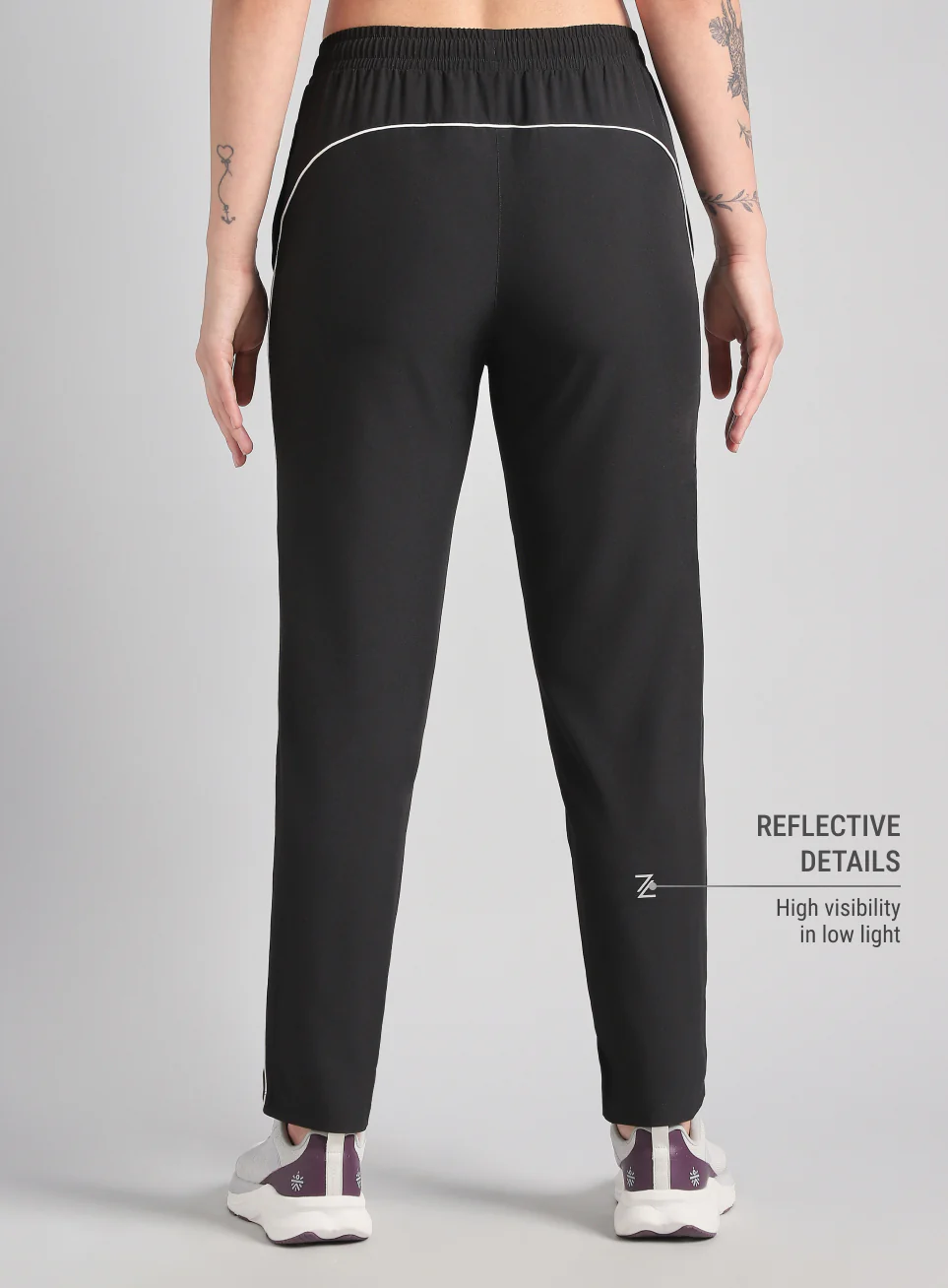 Women's Black Sprint Trackpant - Image 6
