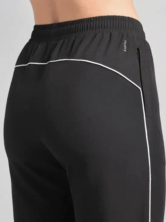 Women's Black Sprint Trackpant - Image 9