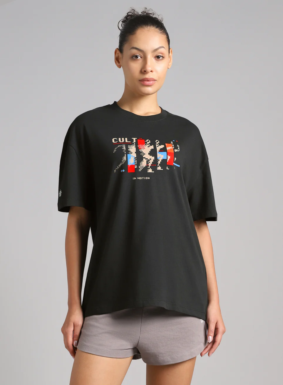 Women's Black Stay In Motion T-shirt - Image 4
