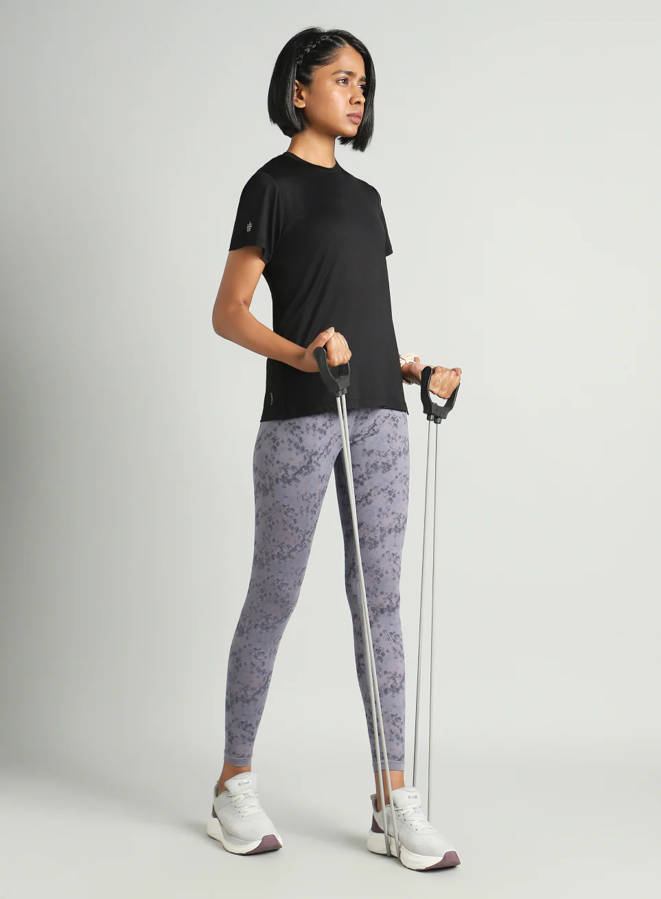 Women's Black Swift Back Vent Training T-shirt - Image 3