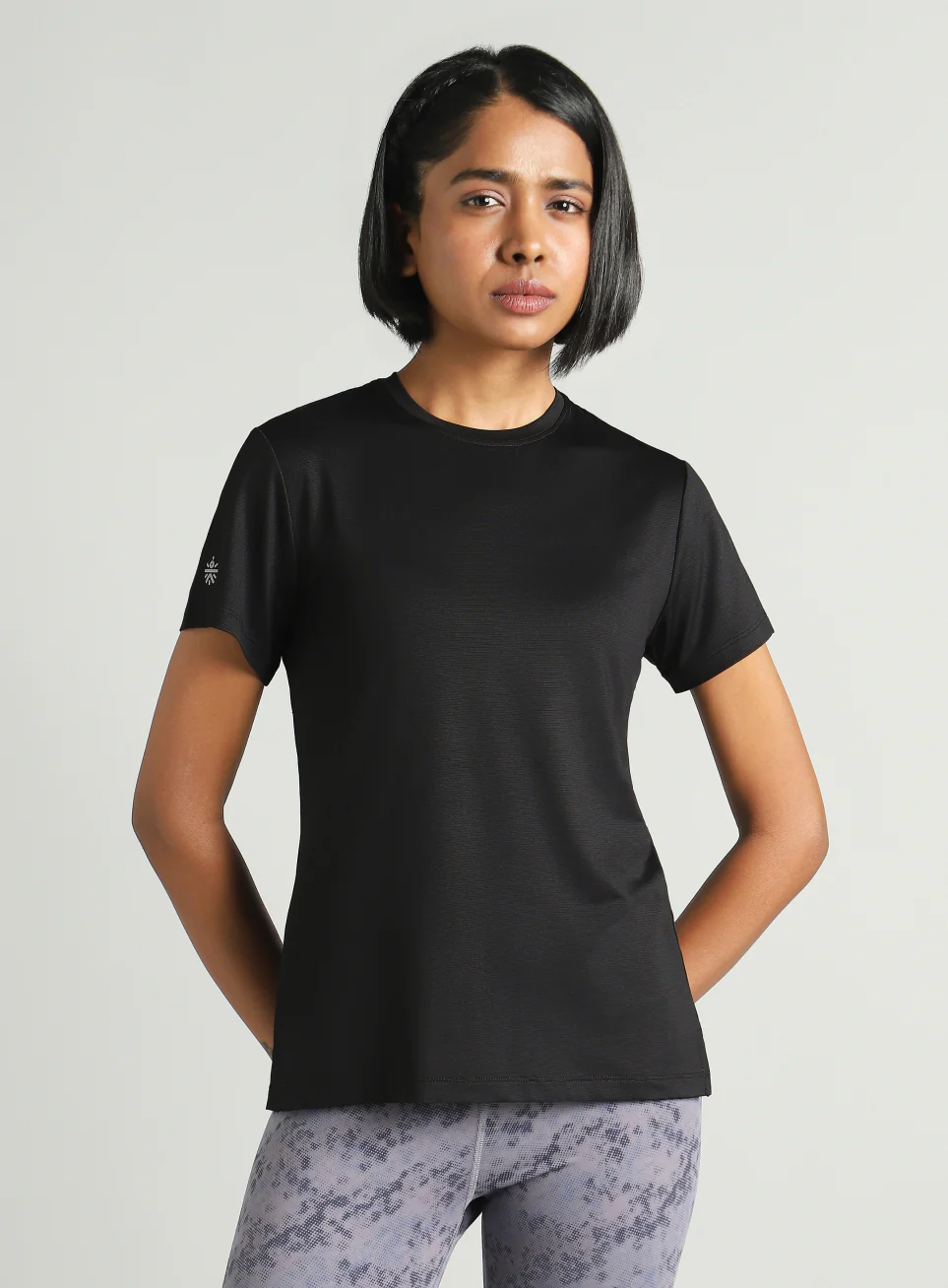 Women's Black Swift Back Vent Training T-shirt - Image 4