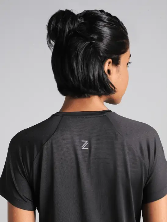 Women's Black Swift Runner Tee - Image 9