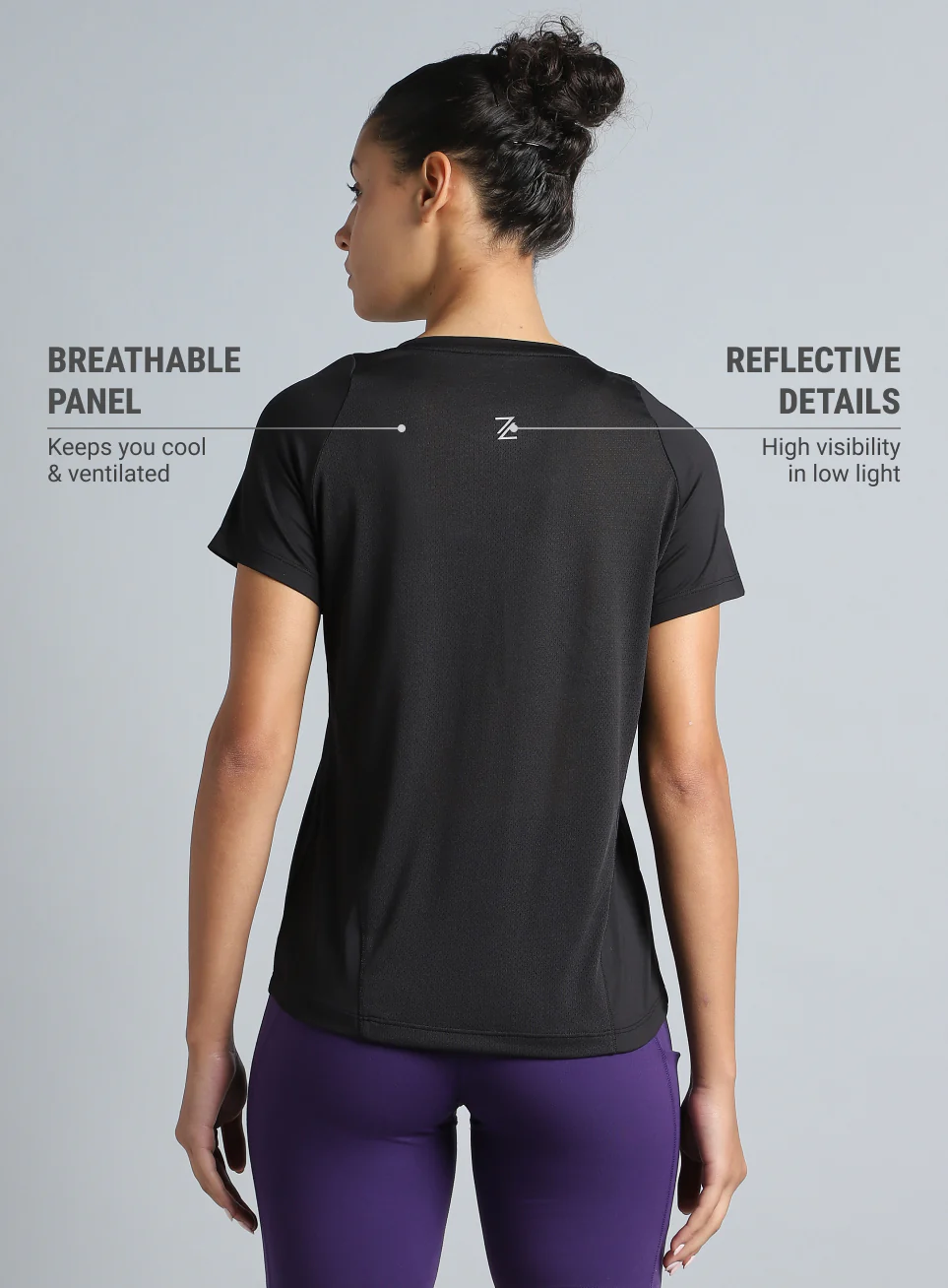 Women's Black The Racer Pacer Top - Image 6