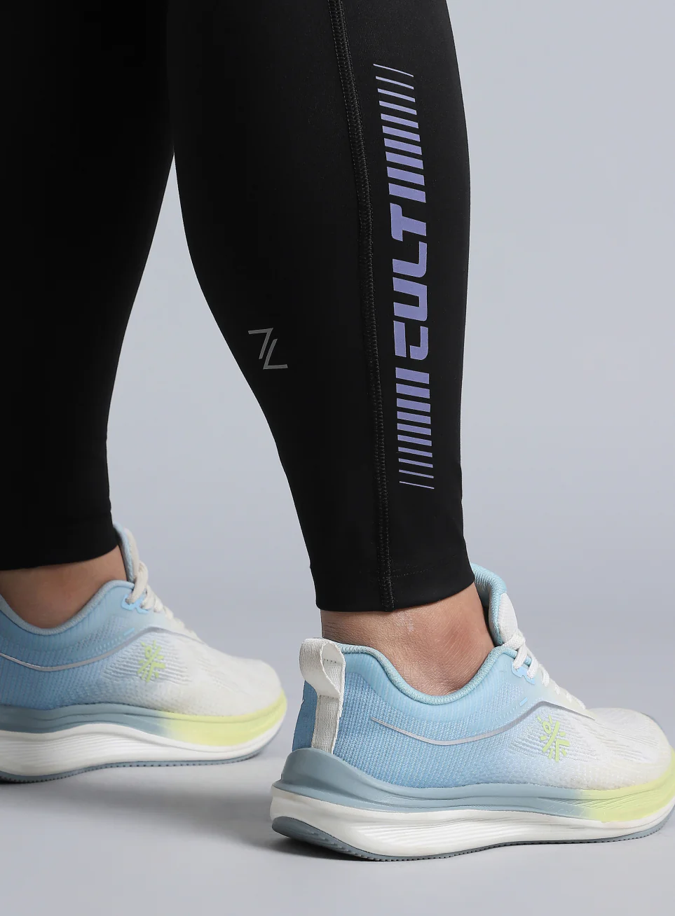 Women's Black the Run Project Comflex Plus Size Tights - Image 10