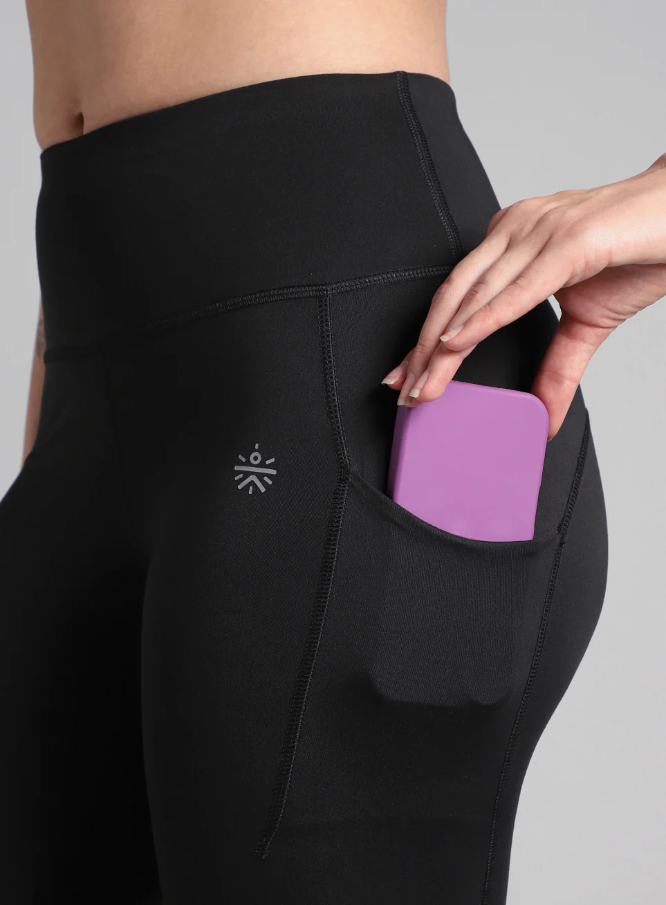 Women's Black The Run Project Comflex Tights - Image 7