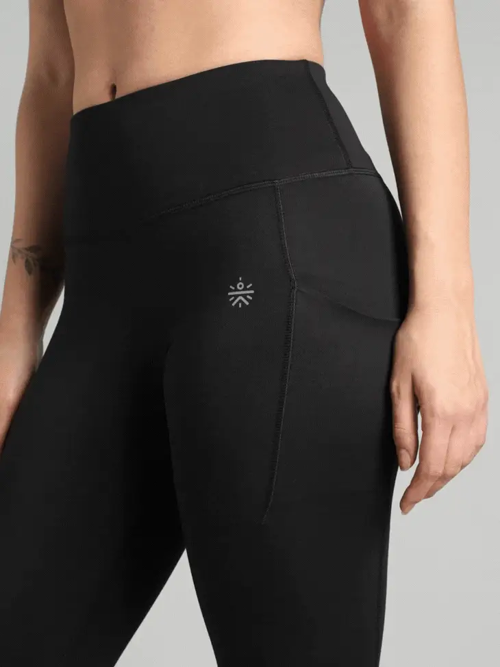 Women's Black The Run Project Comflex Tights - Image 8