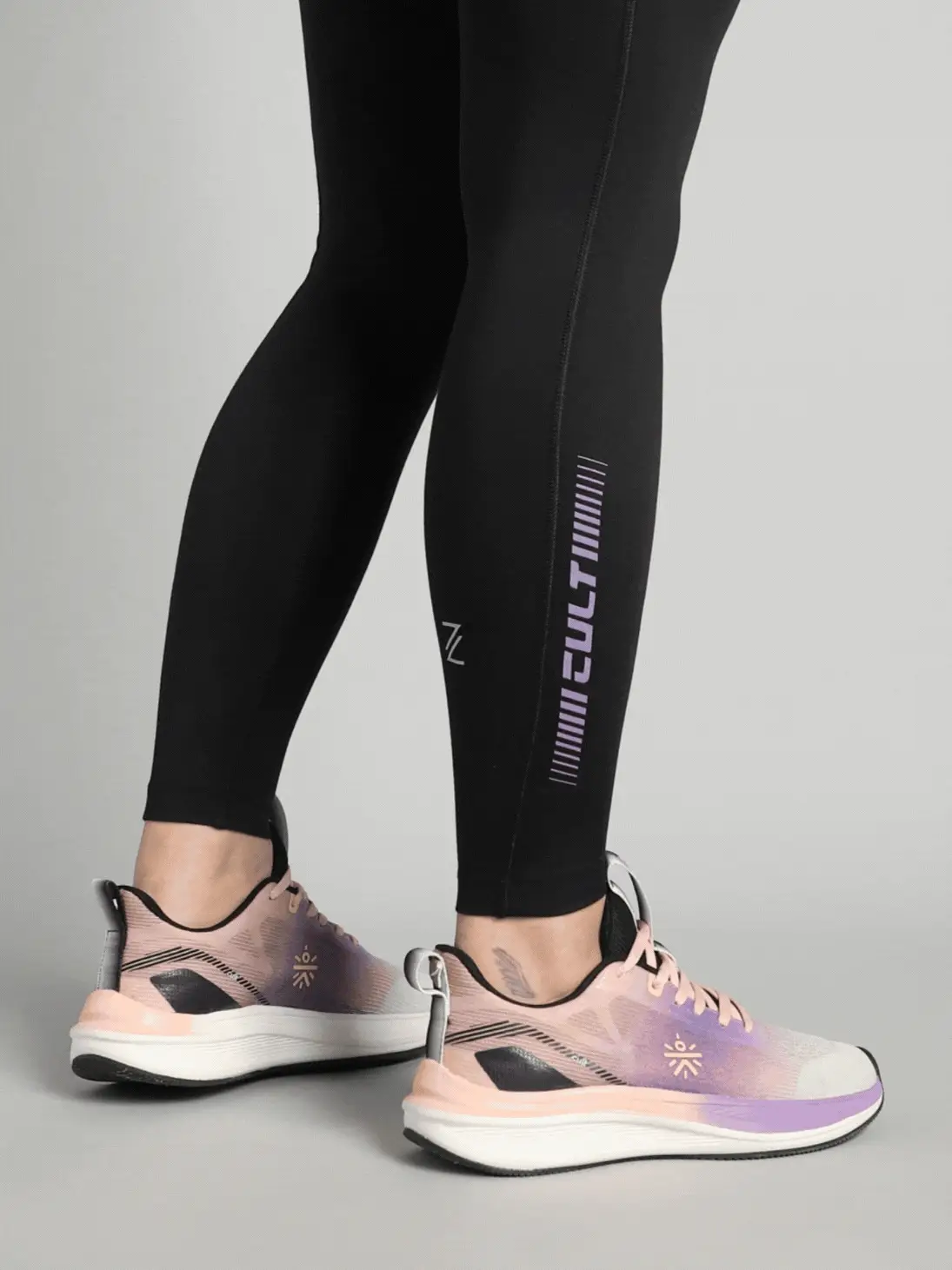 Women's Black The Run Project Comflex Tights - Image 9