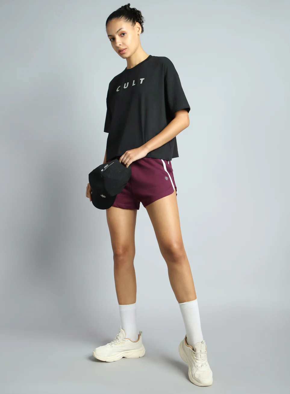 Women's Black Tonal Branding Graphic T-shirt - Image 2