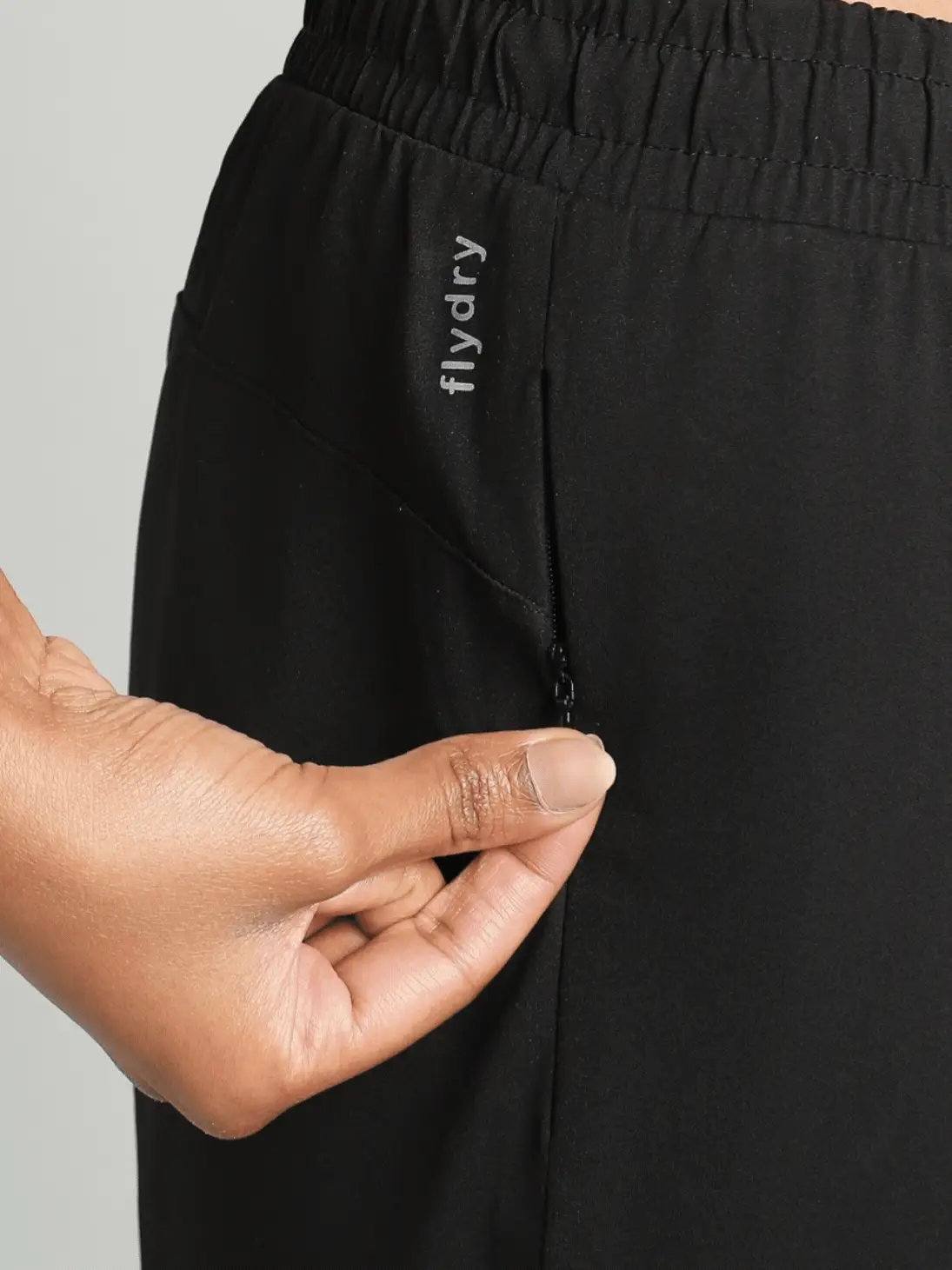 Women's Black Trail Run Day Trackpants - Image 8
