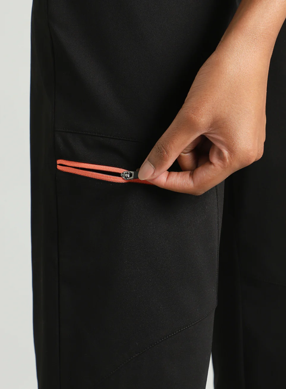 Women's Black Trail Run Day Trackpants - Image 9