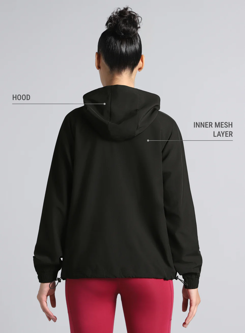 Women's Black Train All Day Training Jacket - Image 6