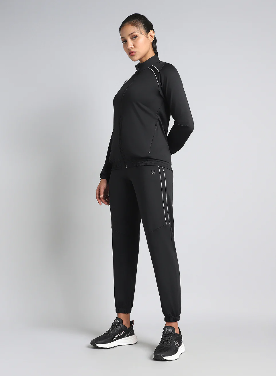 Women's Black Train All Format Track Suit - Image 2