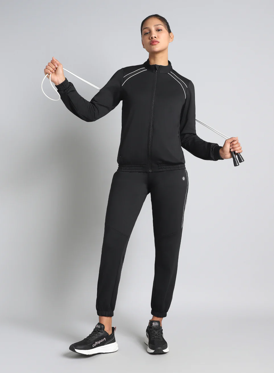 Women's Black Train All Format Track Suit - Image 3