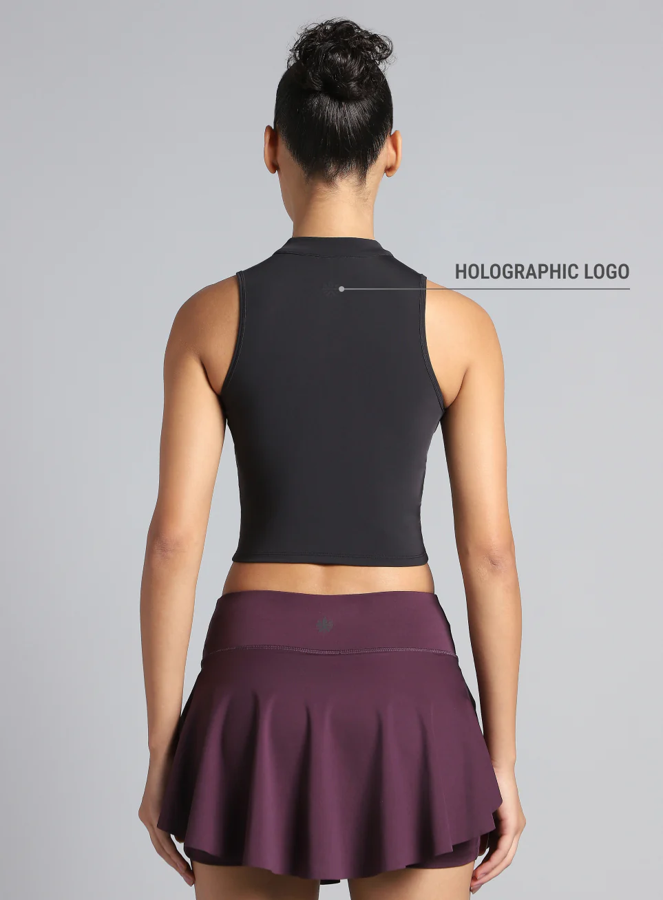 Women's Black Train All Sculpted Slim Fit Top - Image 6
