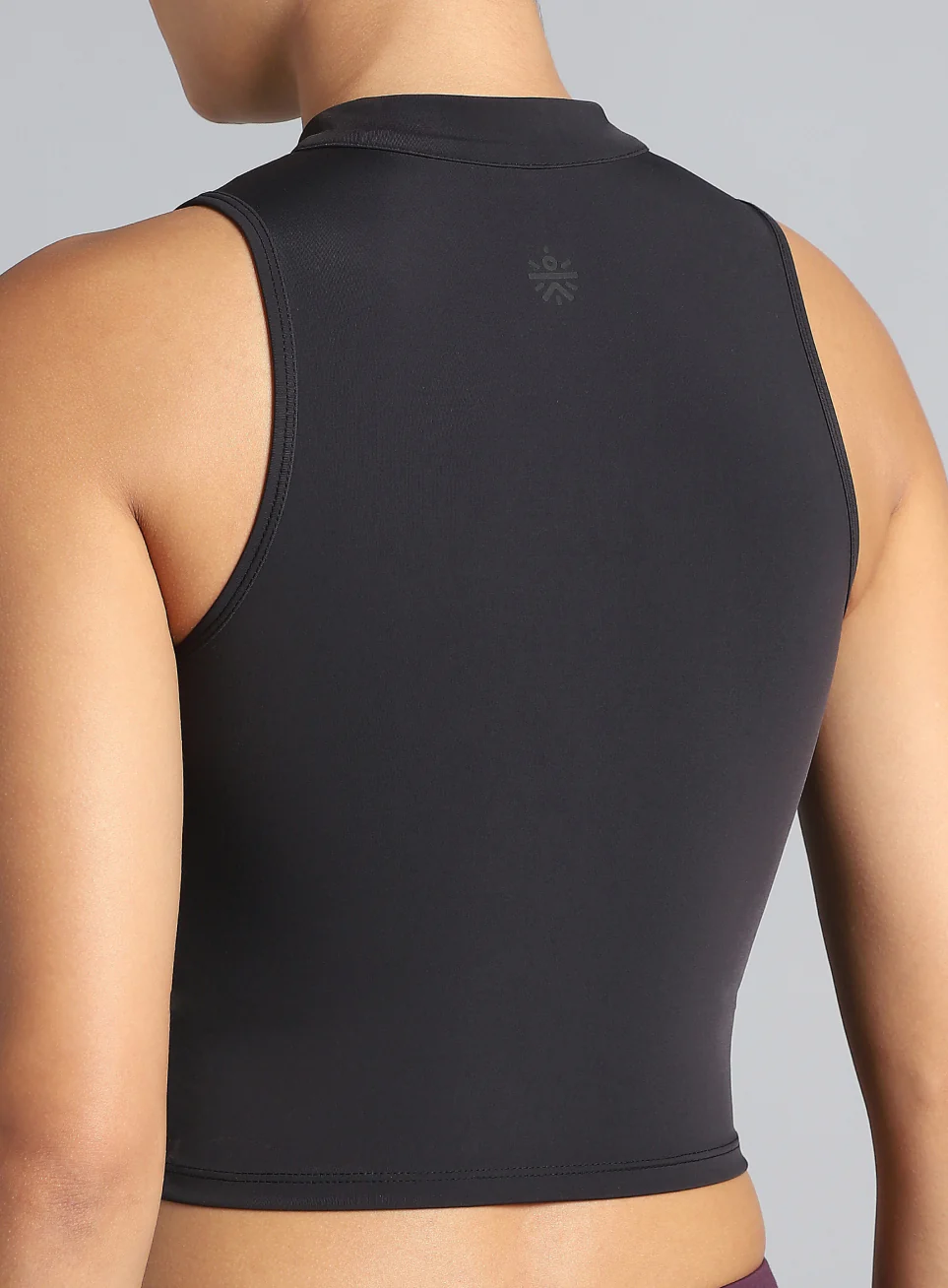 Women's Black Train All Sculpted Slim Fit Top - Image 8