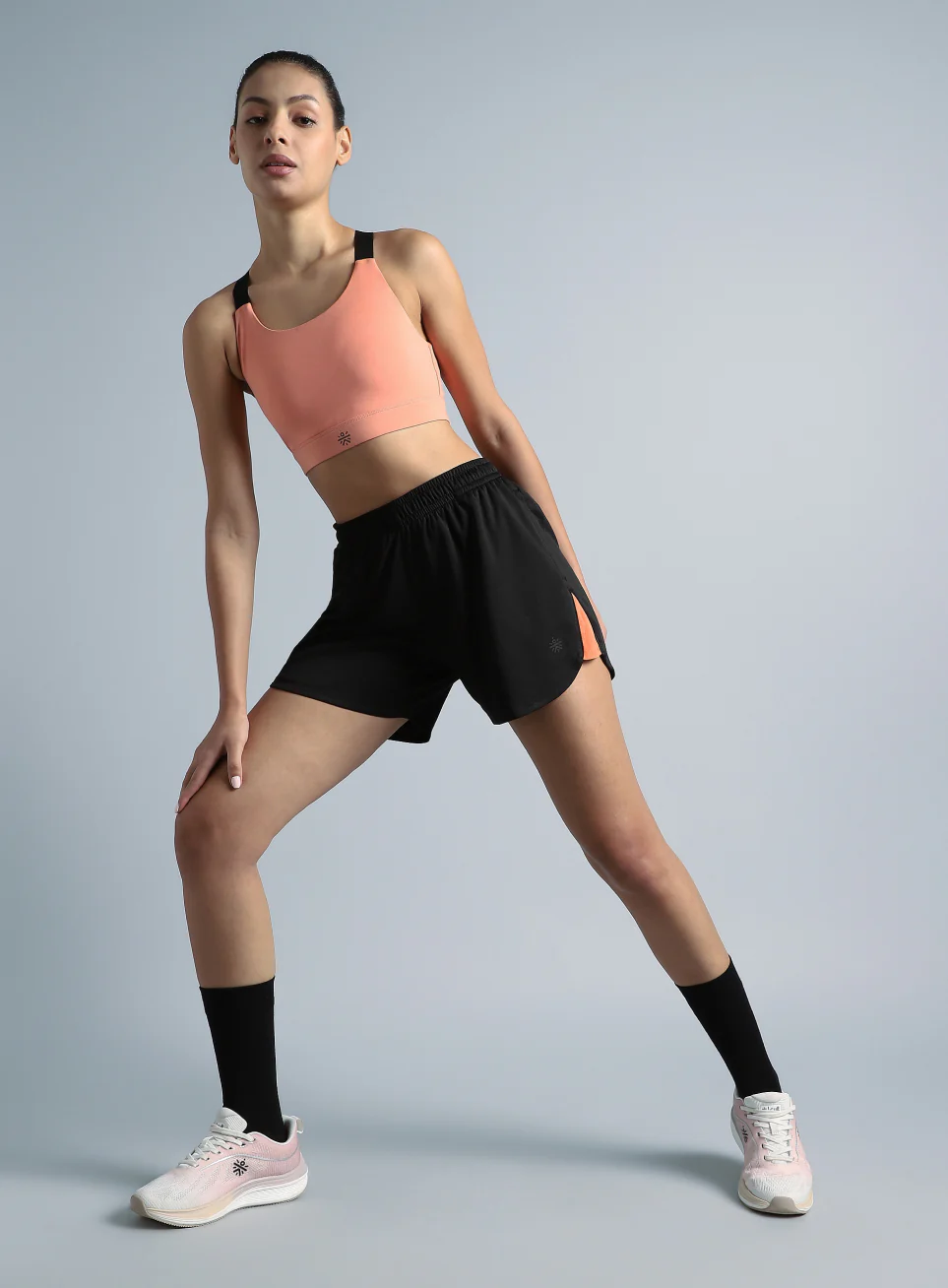 Women's Black Train Day Performance Shorts - Image 3