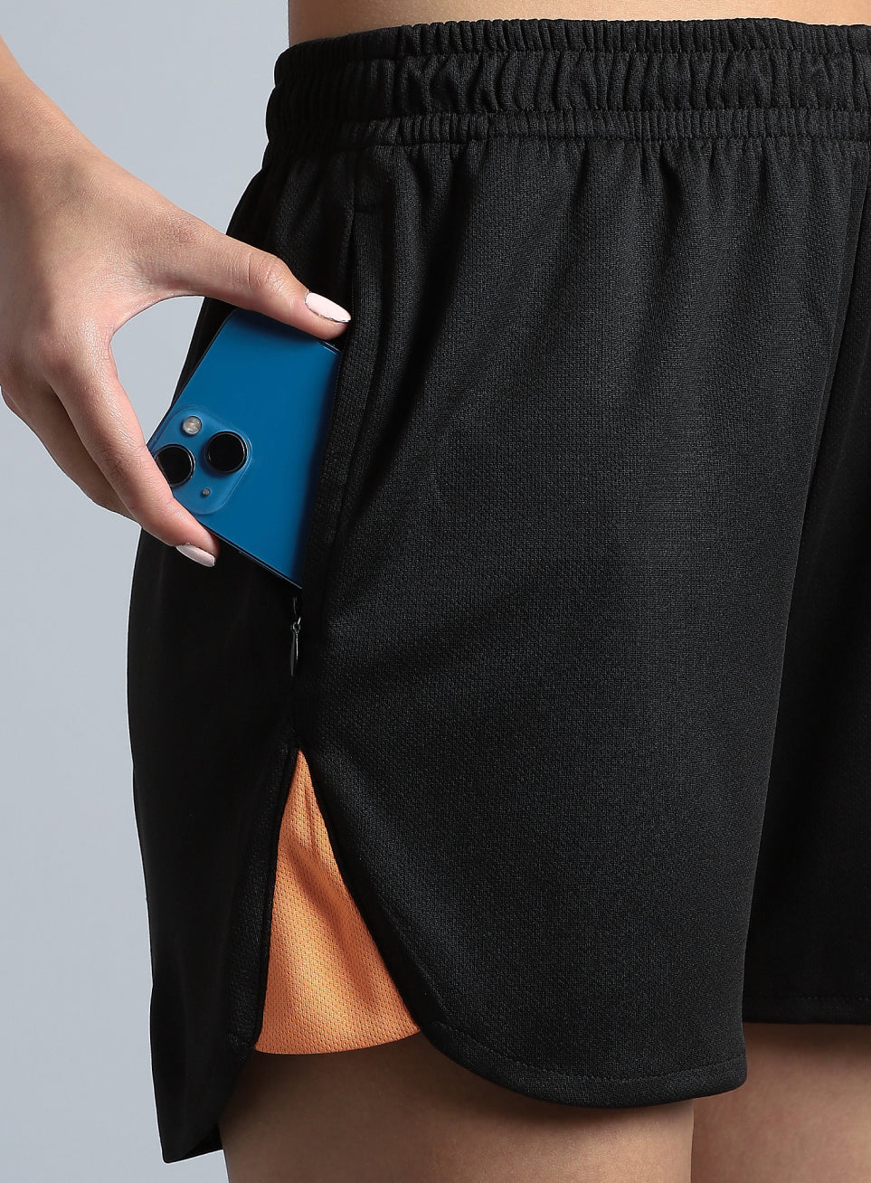 Women's Black Train Day Performance Shorts - Image 7