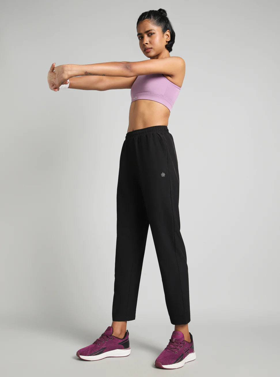 Women's Black Training Sculpt Trackpants - Image 2