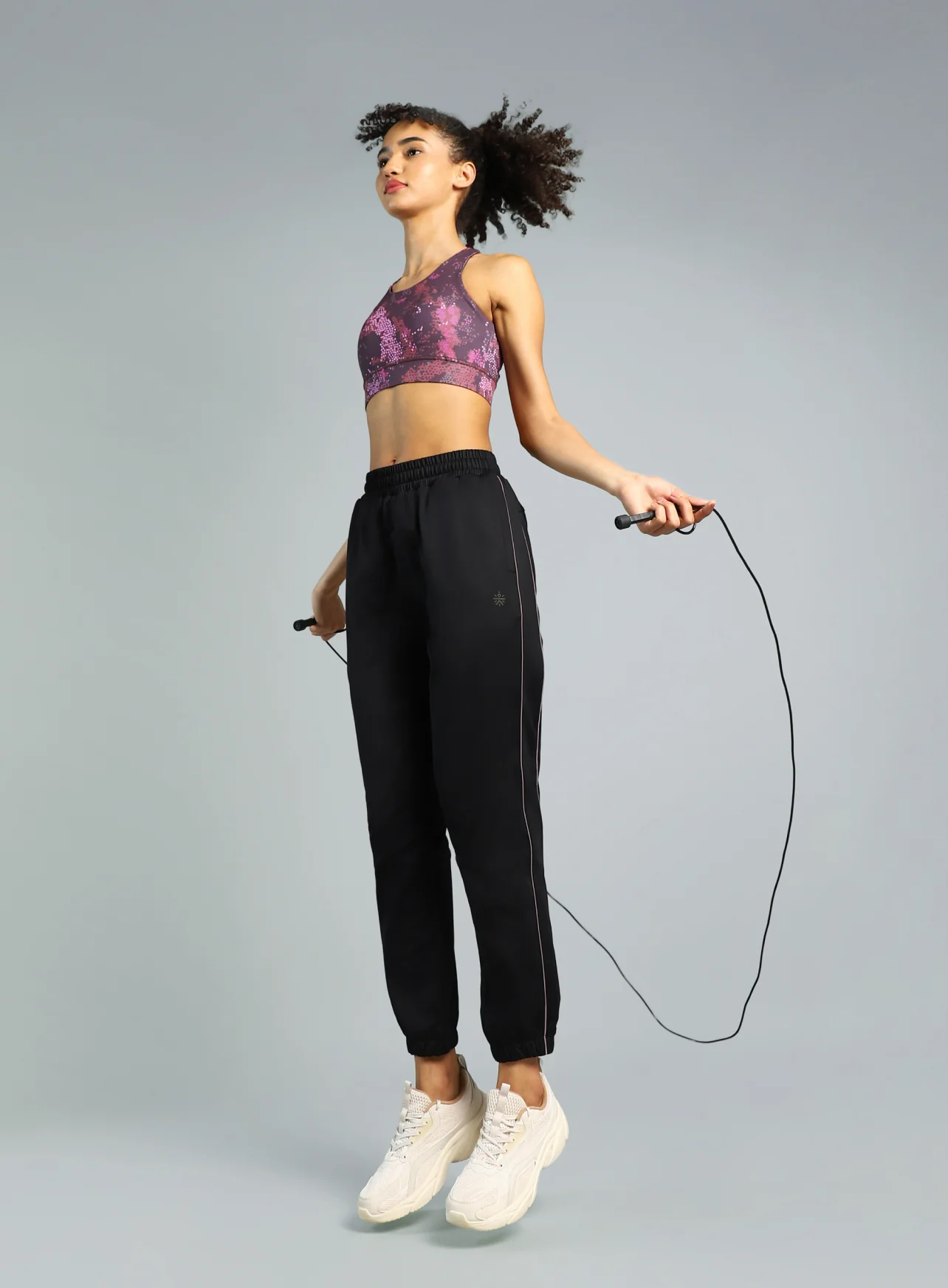 Women's Black Training Sculpted Joggers - Image 3