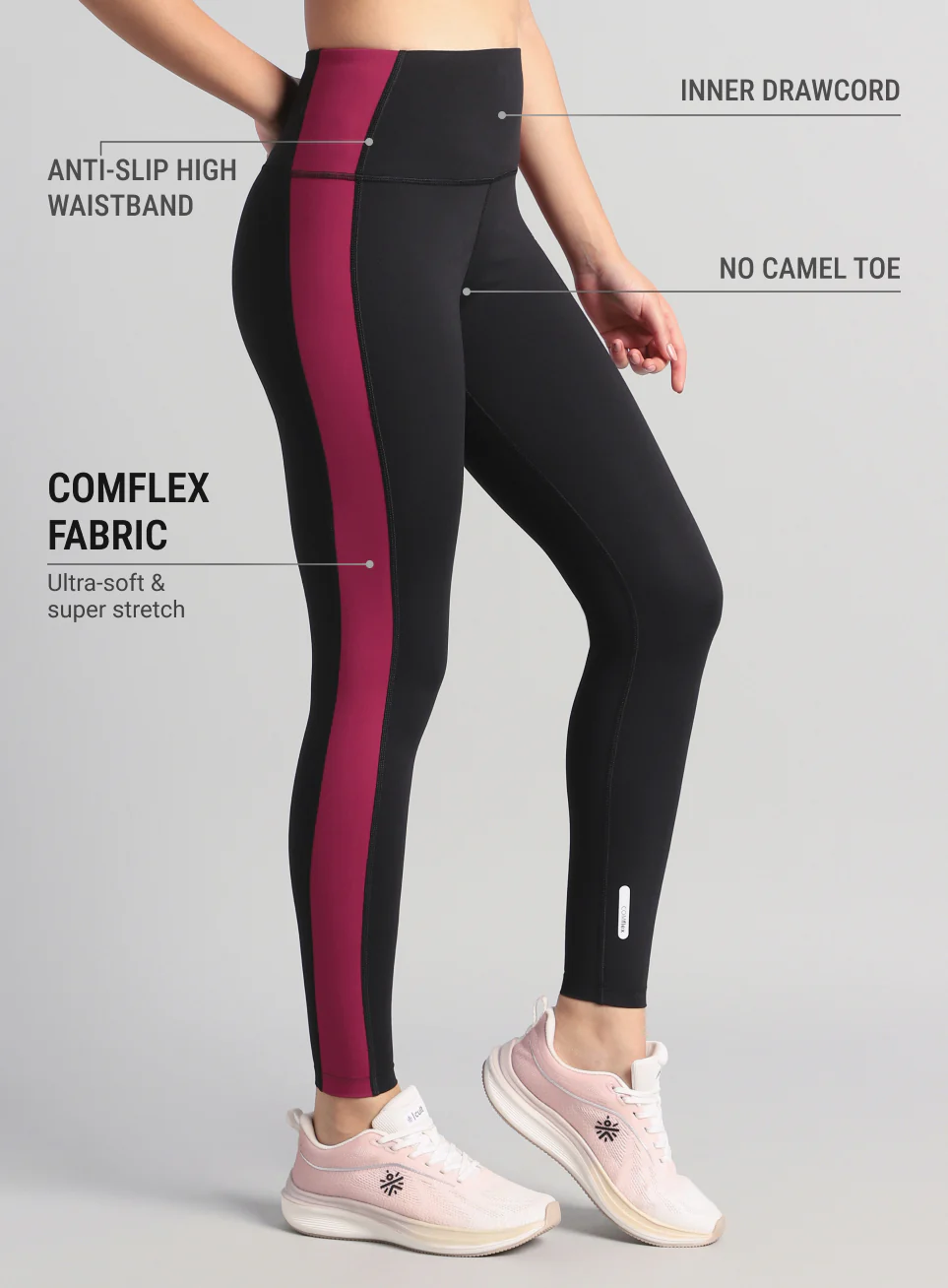 Women's Black Transform COMFlex Tights - Image 5