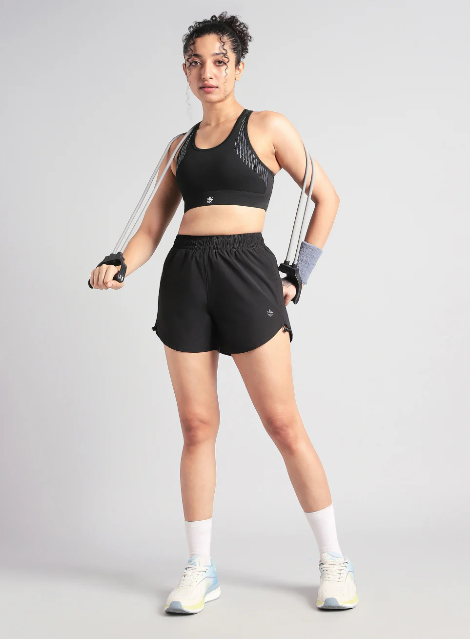 Women's Black True Strength High Support Sports Bra - Image 3