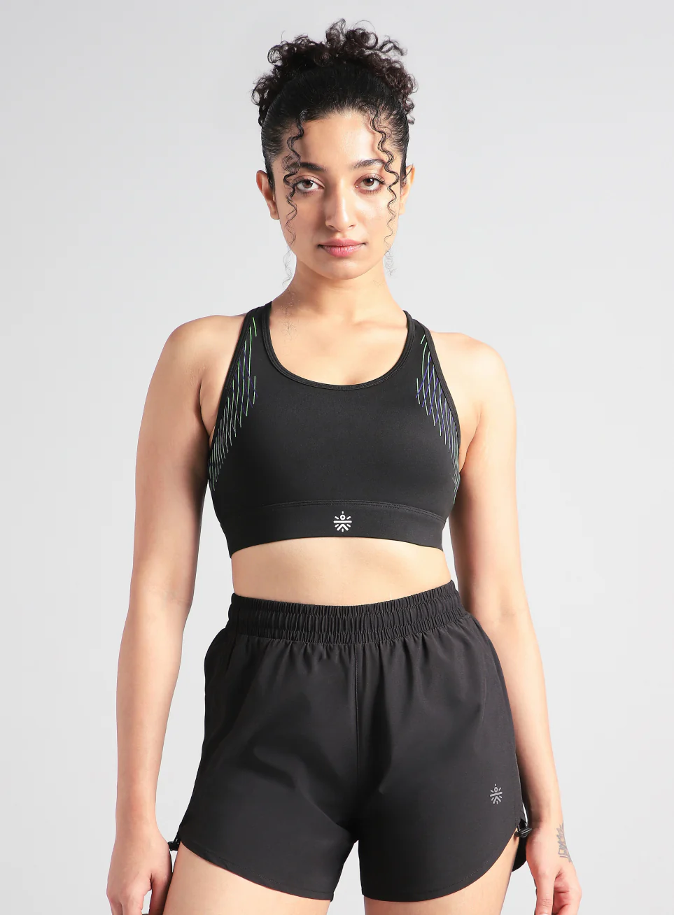 Women's Black True Strength High Support Sports Bra - Image 4