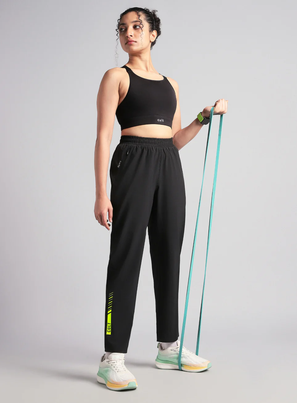Women's Black True Strength Training Trackpant - Image 3