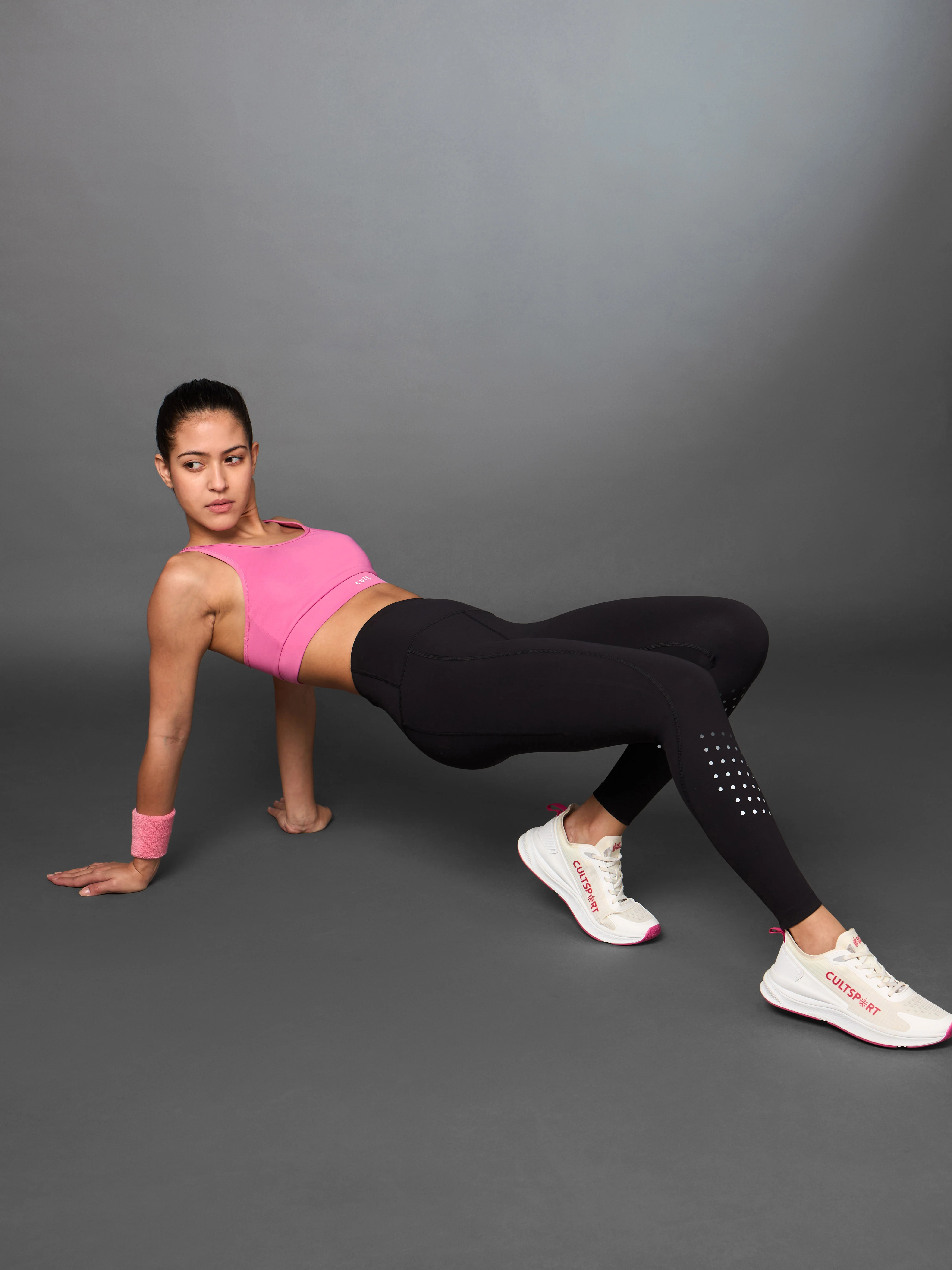 Women's Black Ultimate COMFlex Run Tights - Image 3