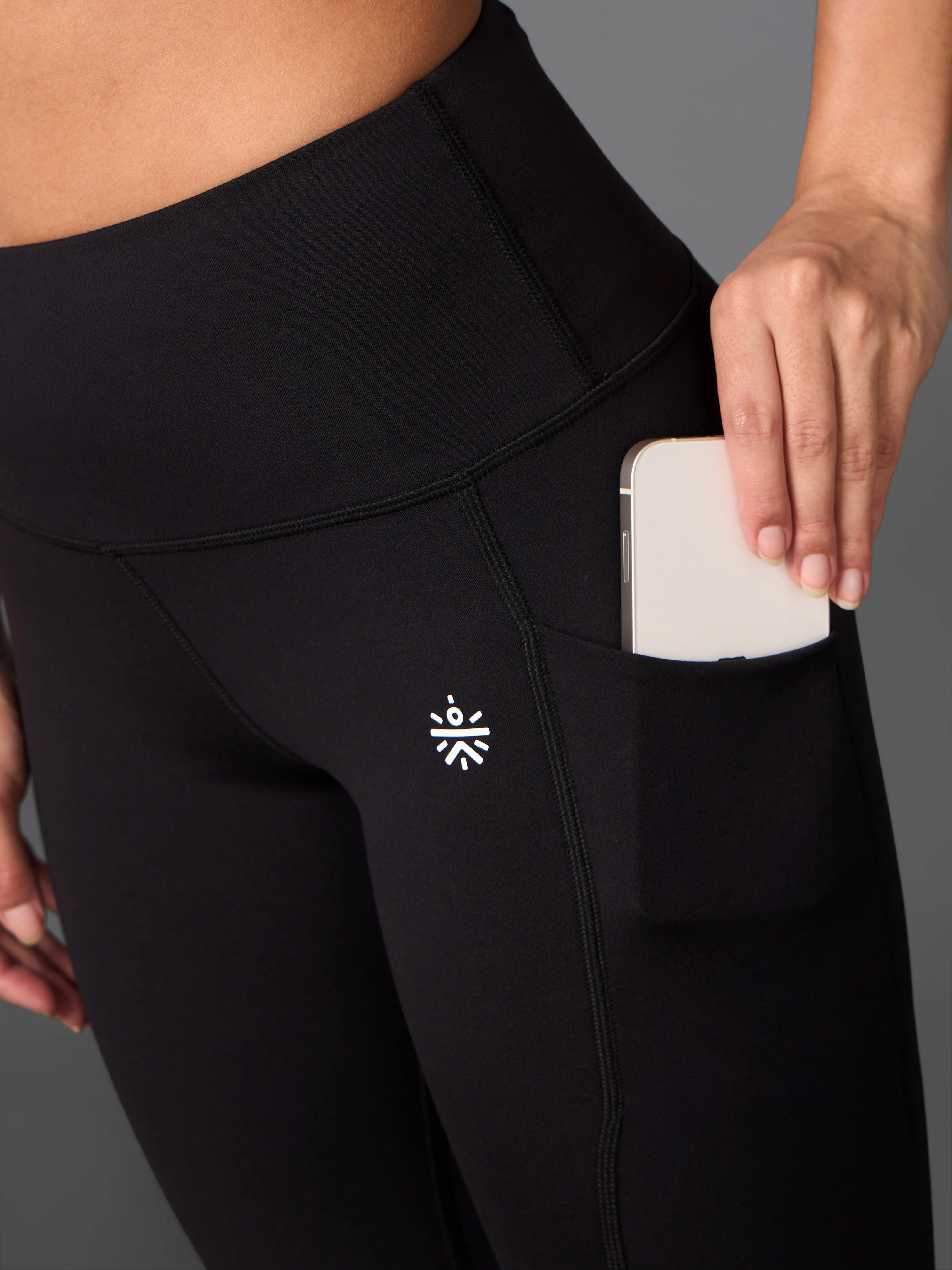 Women's Black Ultimate COMFlex Run Tights - Image 7
