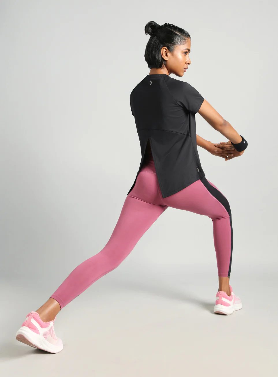 Women's Black  Flow HIIT Top - Image 2