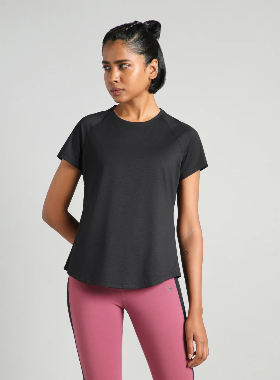 Women's Black  Flow HIIT Top - Image 4
