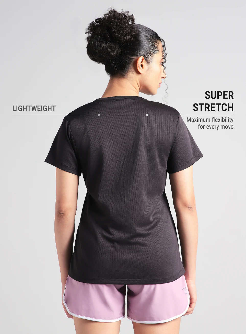Women's Black Ultimate Training T-shirt - Image 6