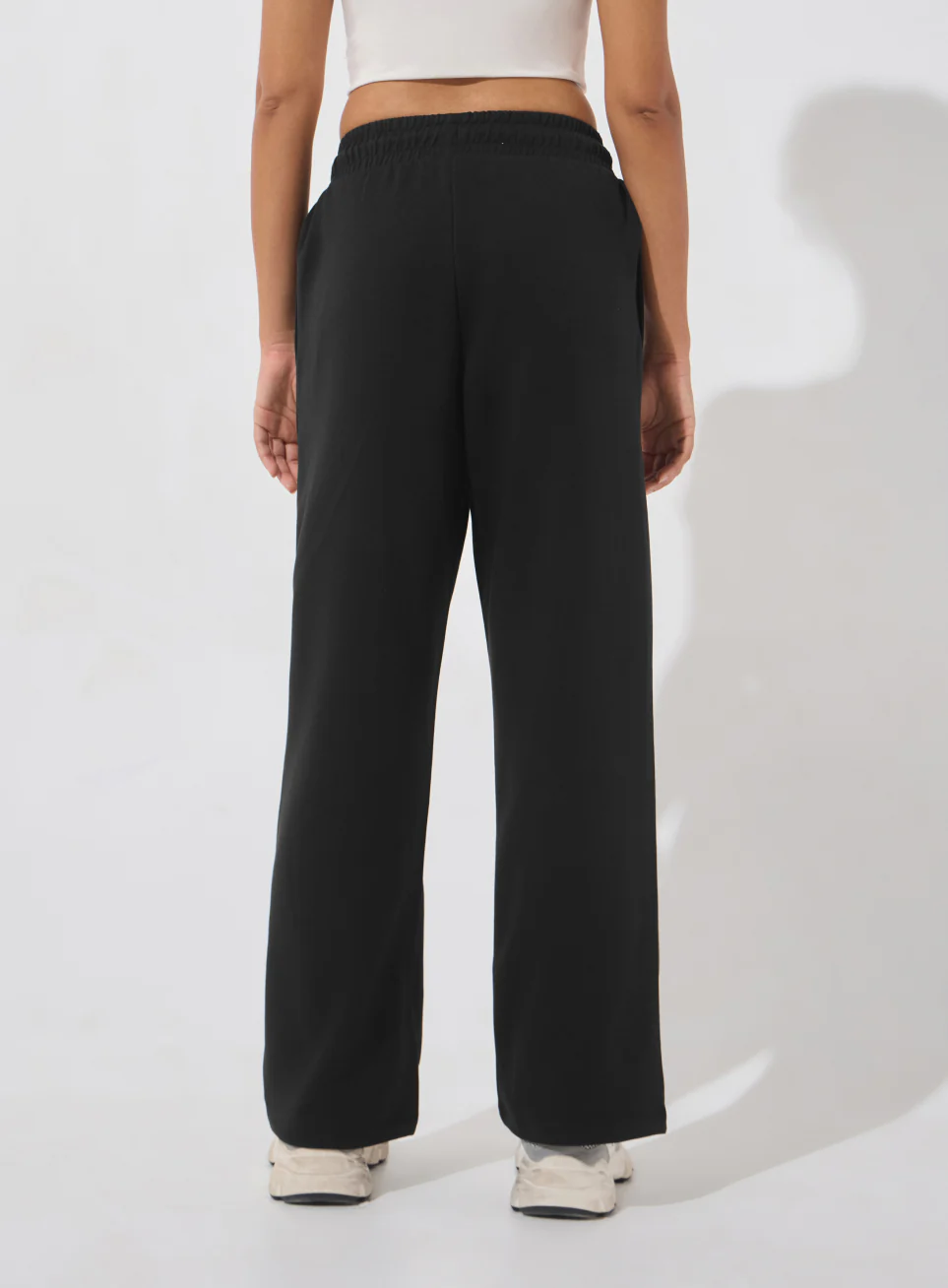 Women's Black Ultra Luxe Classic Trackpants - Image 6