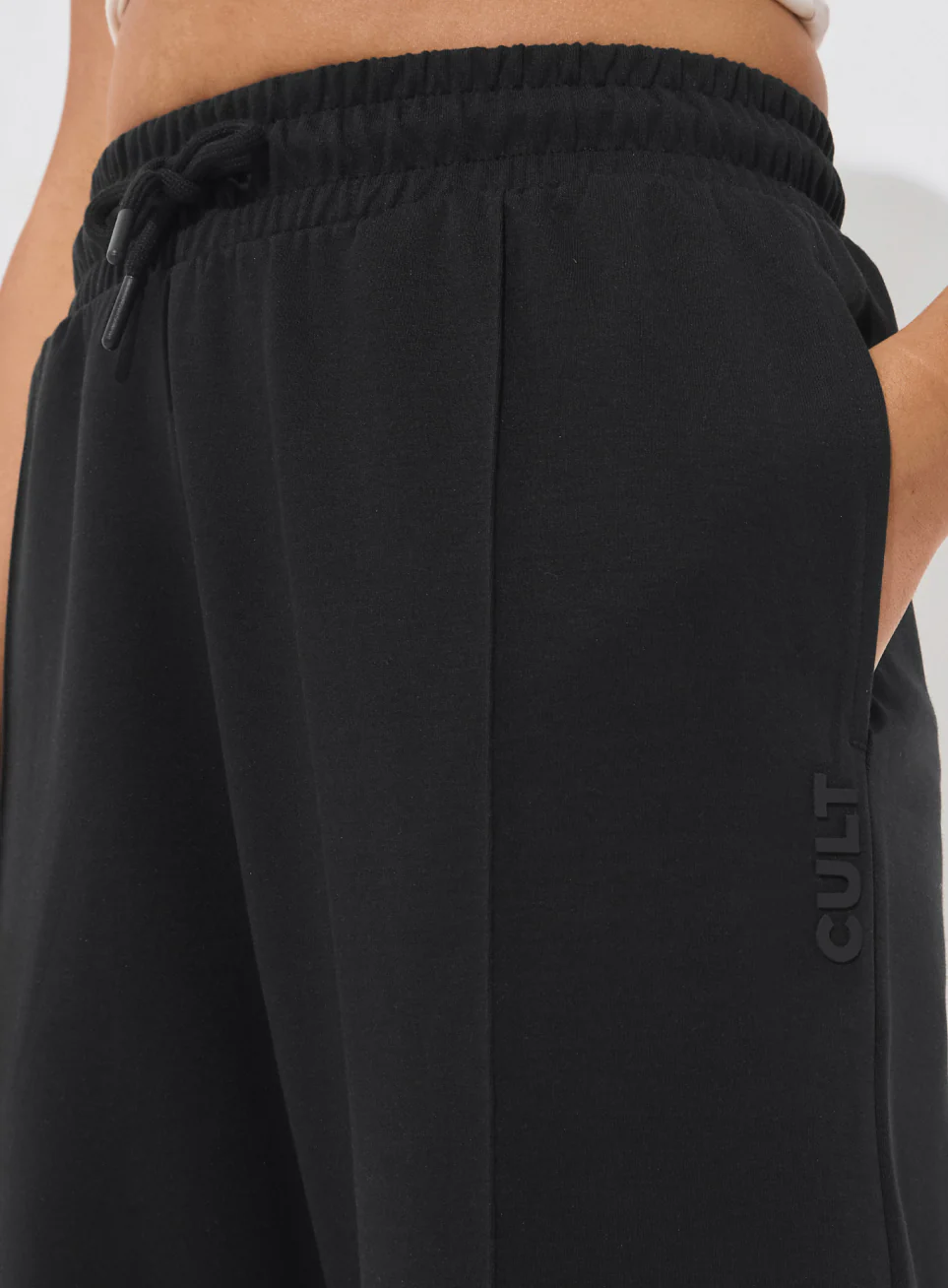 Women's Black Ultra Luxe Tailored Trackpants - Image 7