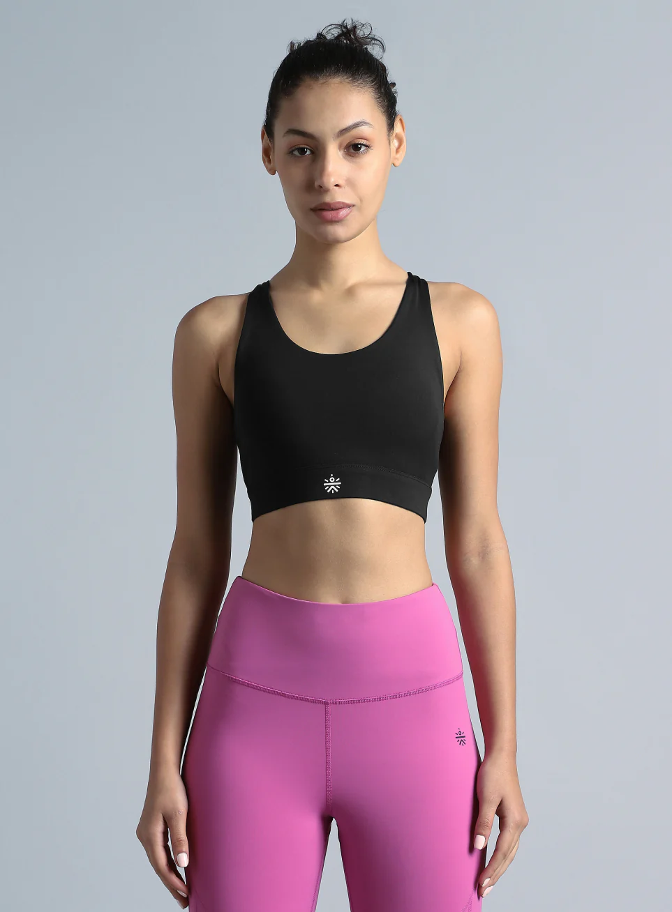 Women's Black Yoga Flow High Support Bra - Image 4