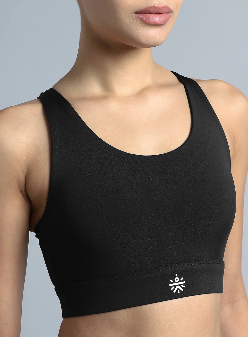 Women's Black Yoga Flow High Support Bra - Image 7