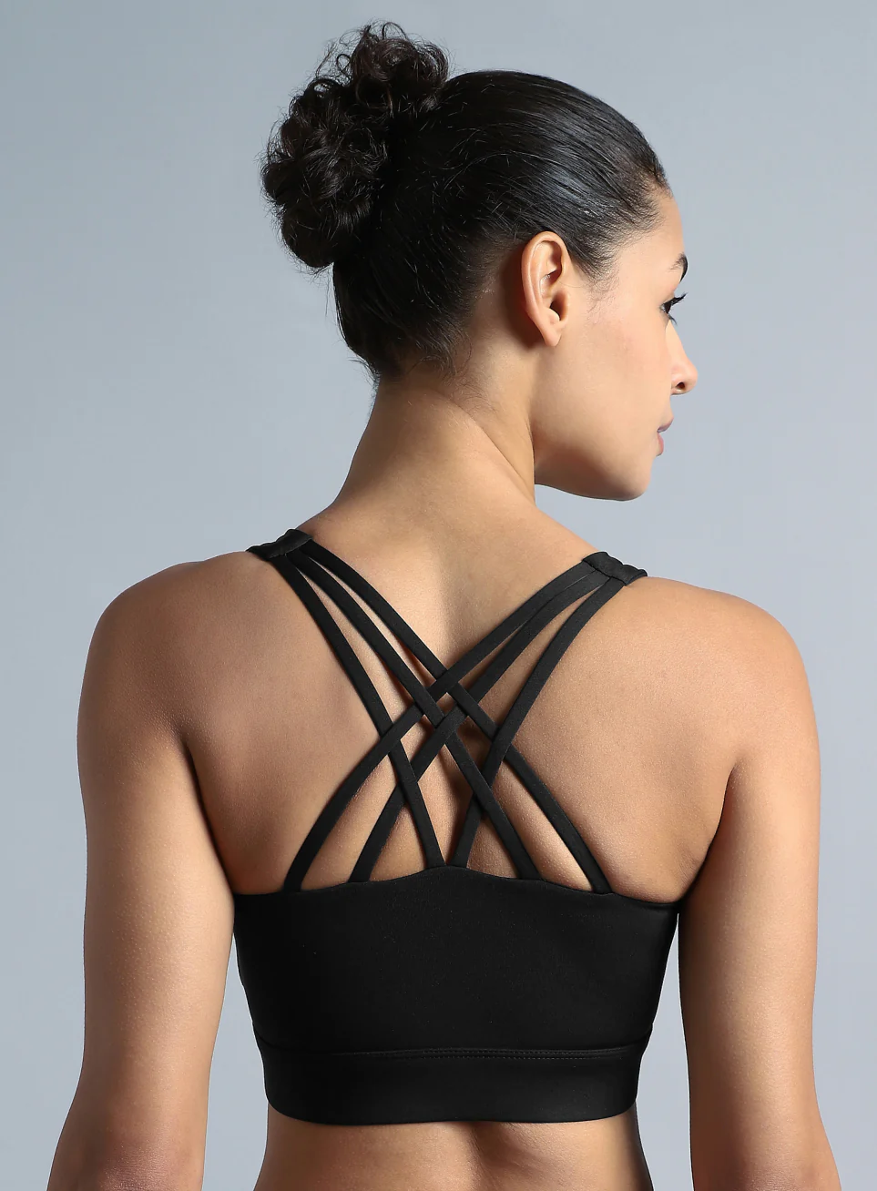 Women's Black Yoga Flow High Support Bra - Image 8