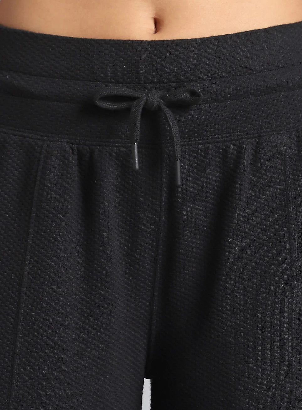 Women's Black Yoga Flow Wide Leg Pants - Image 8