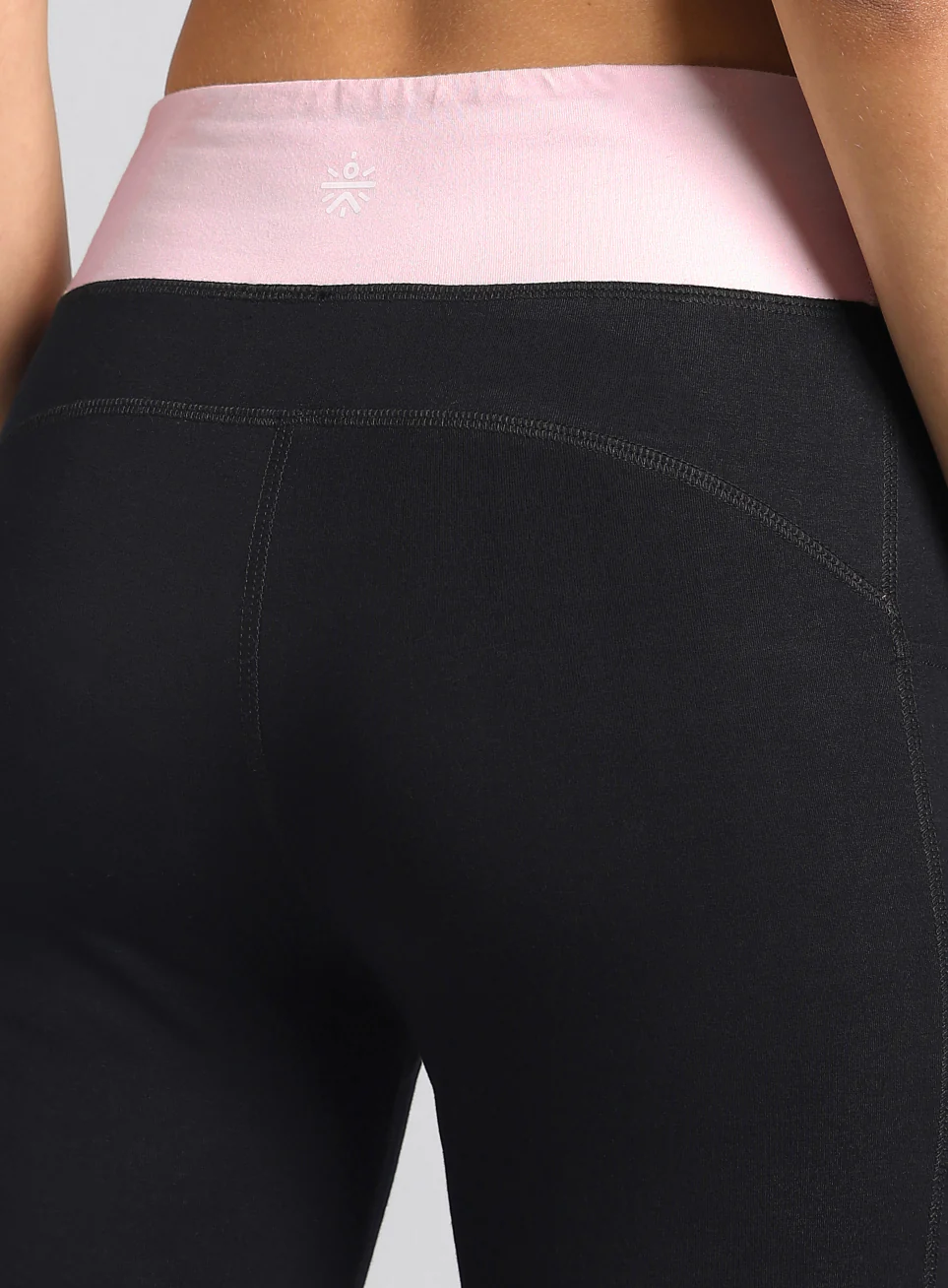 Women's Black Yoga Straight Fit Trackpants - Image 8