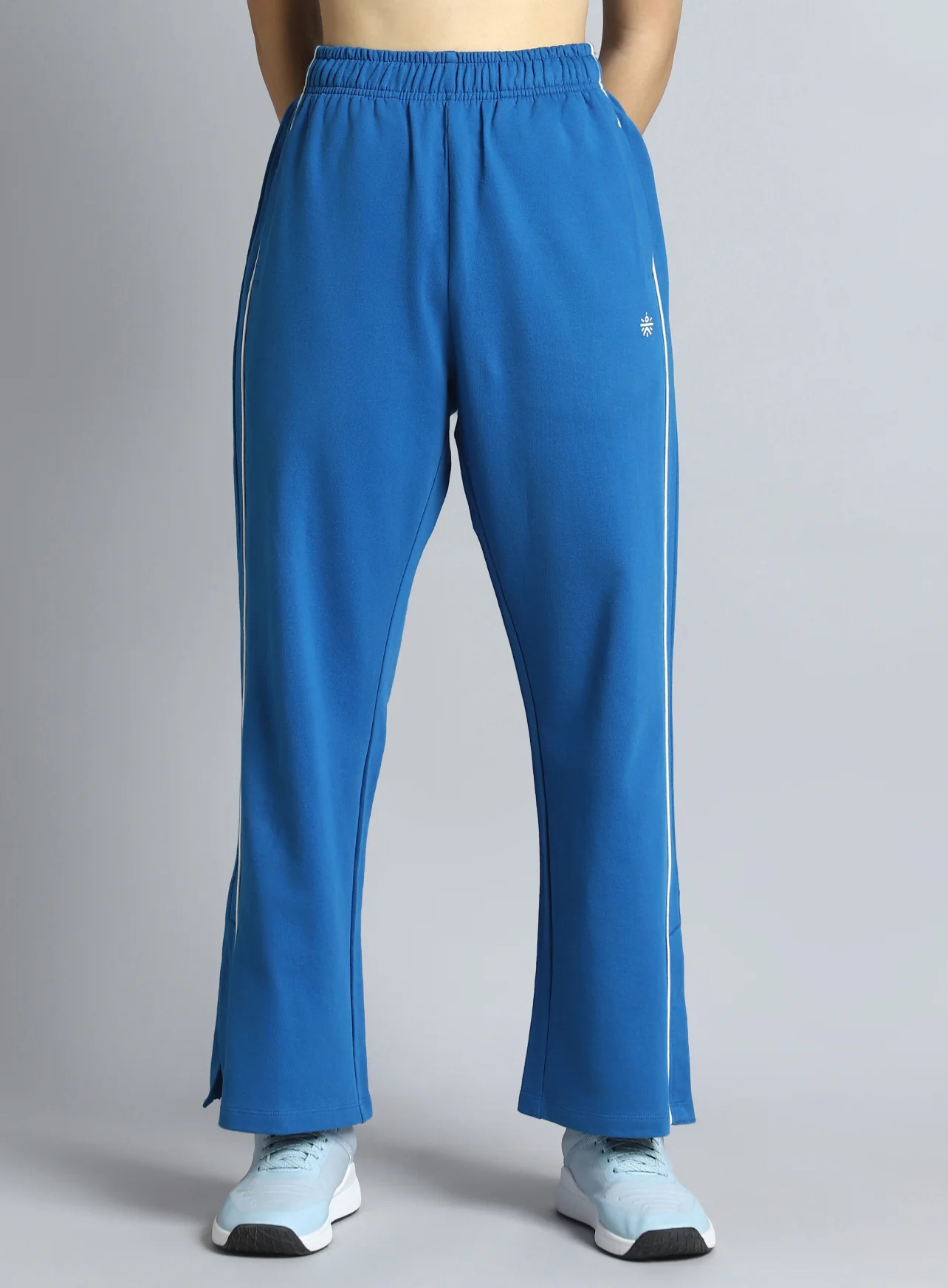 Women's Blue Community Straight Trackpants - Image 11