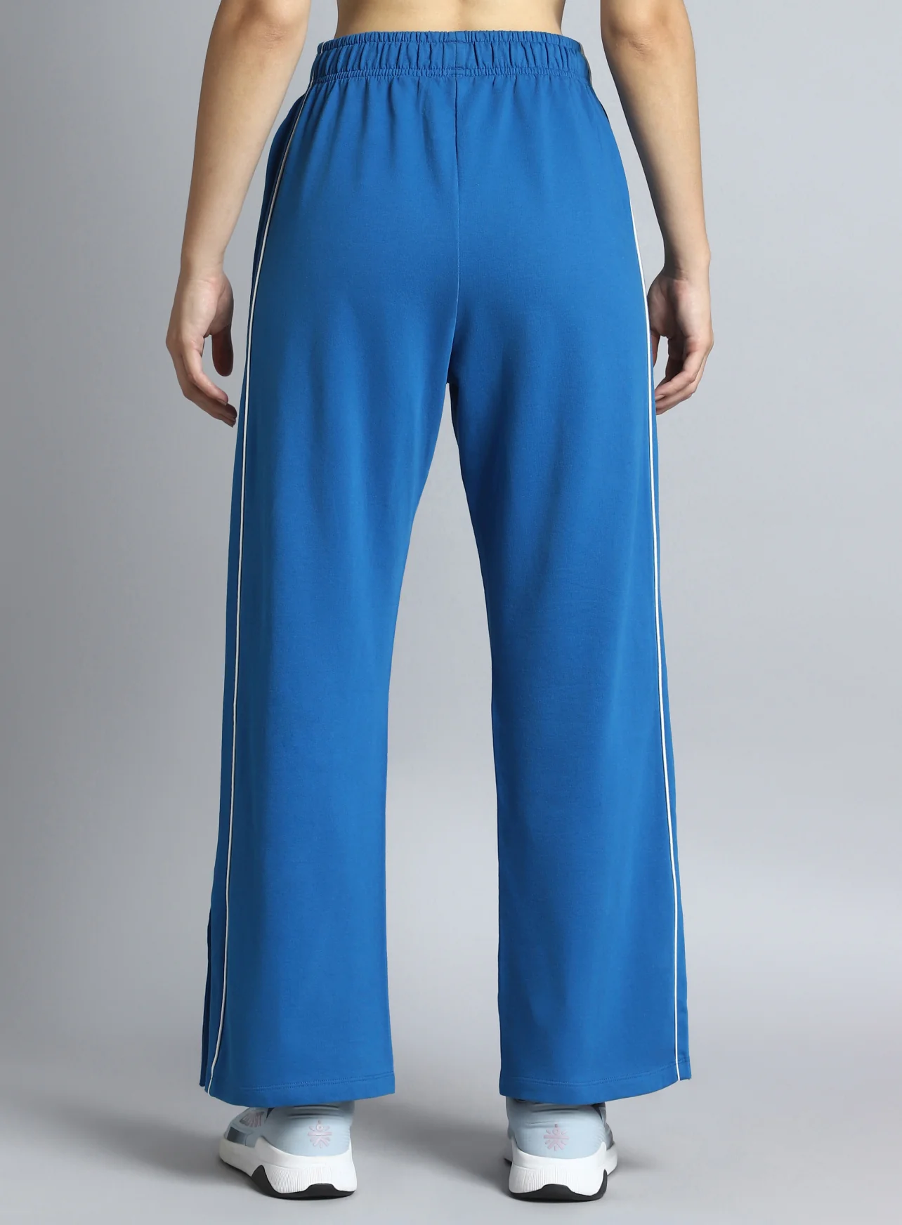 Women's Blue Community Straight Trackpants - Image 6