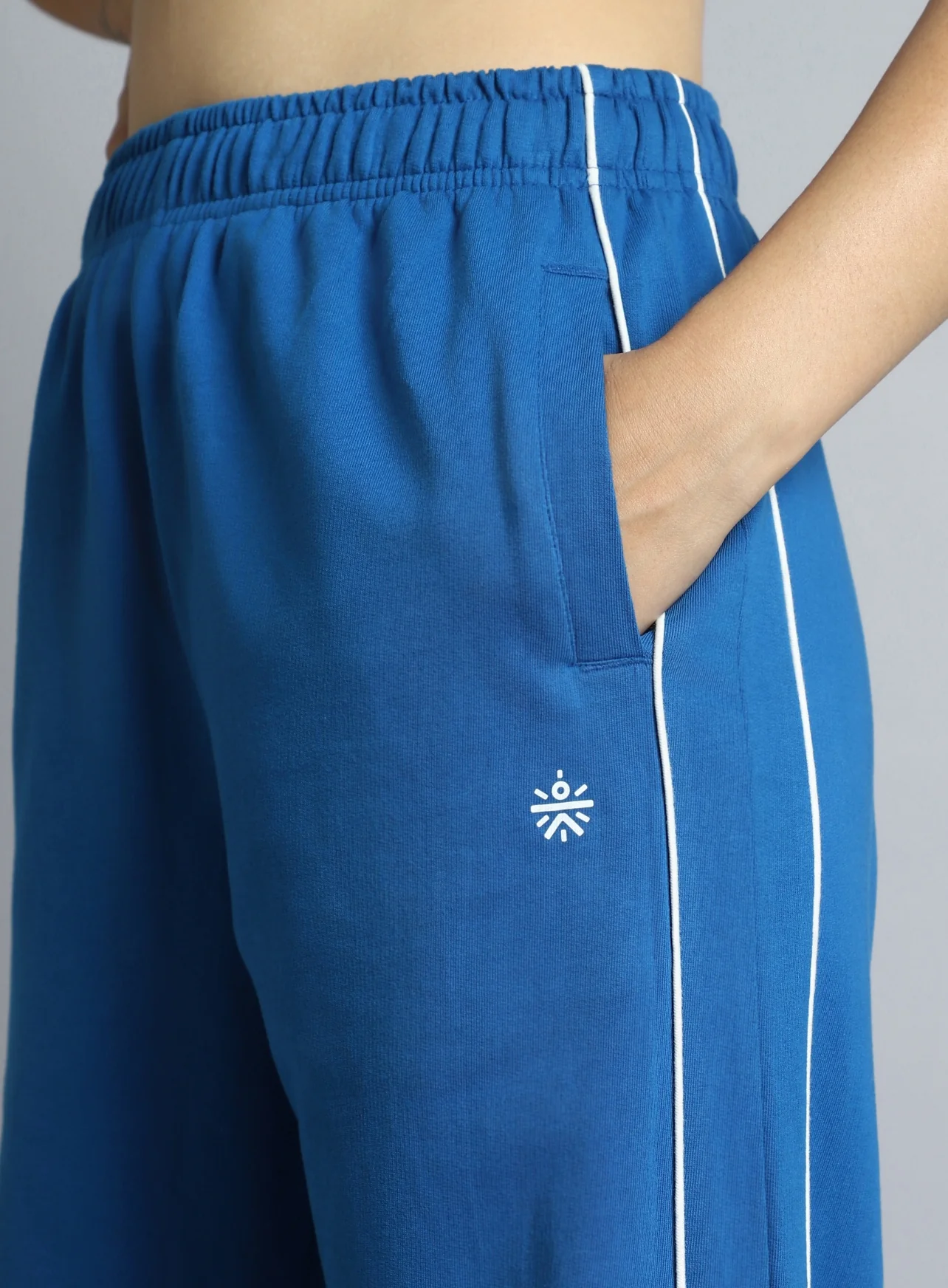 Women's Blue Community Straight Trackpants - Image 7