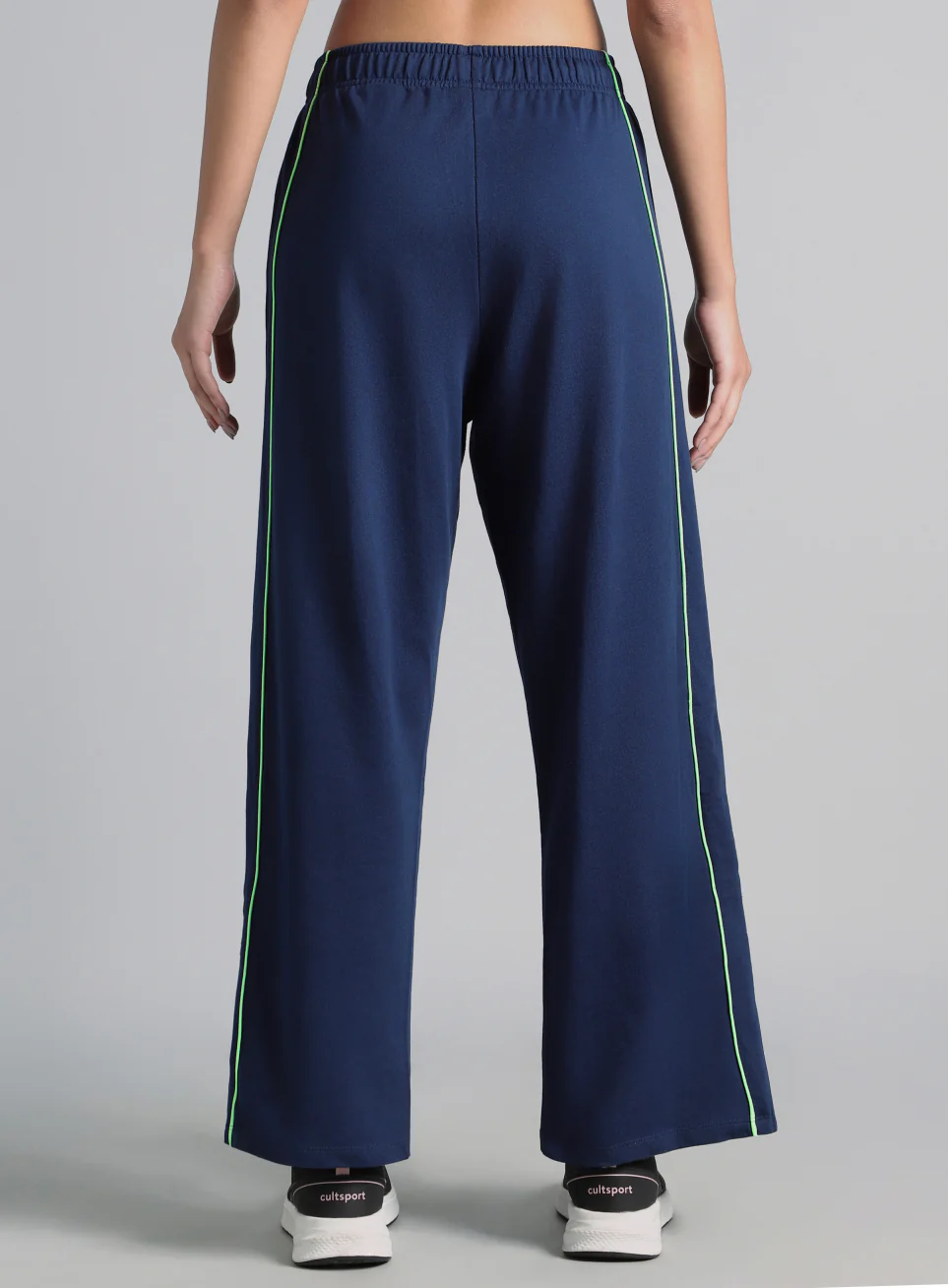 Women's Blue Community Straight Trackpants - Image 6